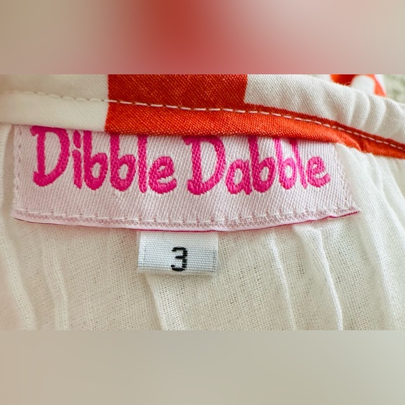 Dibble Dabble Smocked 2 Piece Pumpkin Outfit Size 3 - Picture 6 of 6
